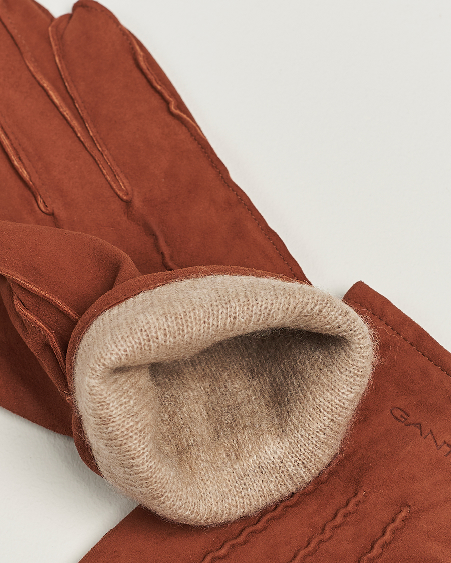 Mies | GANT Classic Suede Gloves Clay Brown | GANT | Classic Suede Gloves Clay Brown