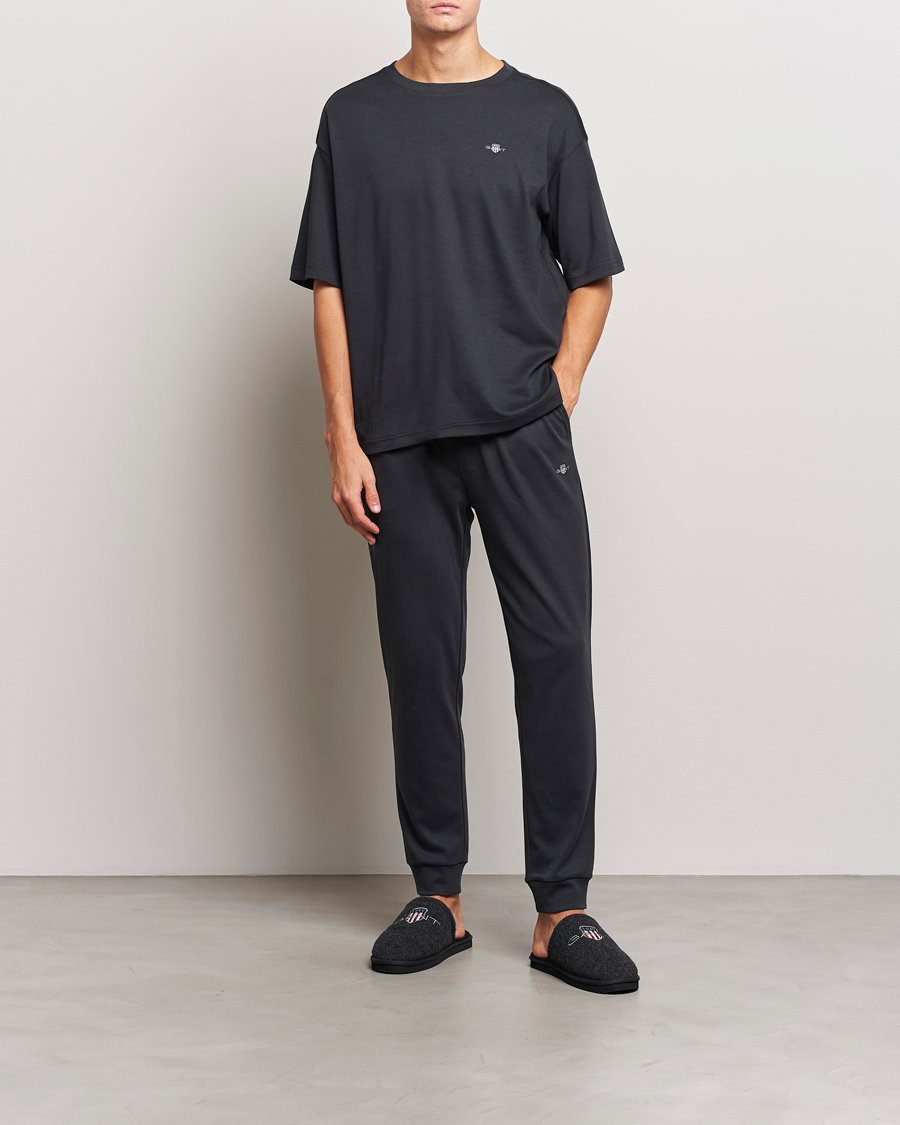 Mies | Yöpuvut ja kylpytakit | GANT | Premium Loungewear Set Black