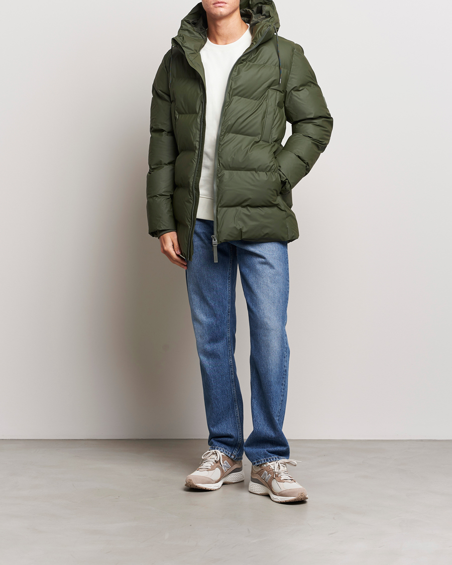 Mies | Takit | RAINS | Alta Puffer Parka Green
