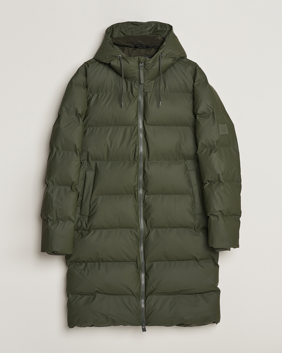 Mies | Takit | RAINS | Alta Long Puffer Jacket Green