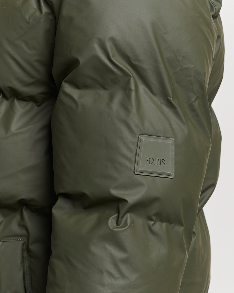 Mies | Takit | RAINS | Alta Long Puffer Jacket Green