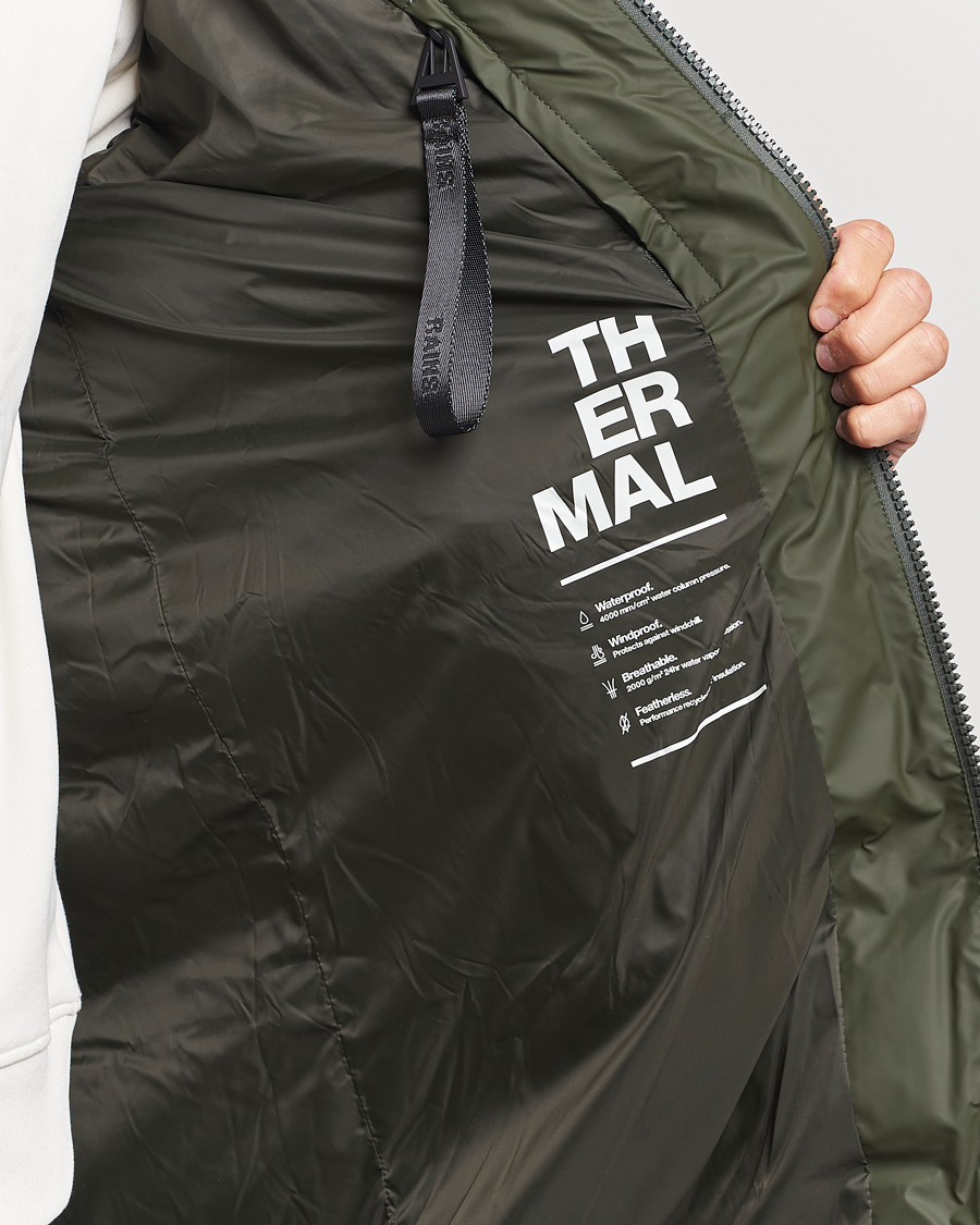 Mies | Takit | RAINS | Alta Long Puffer Jacket Green