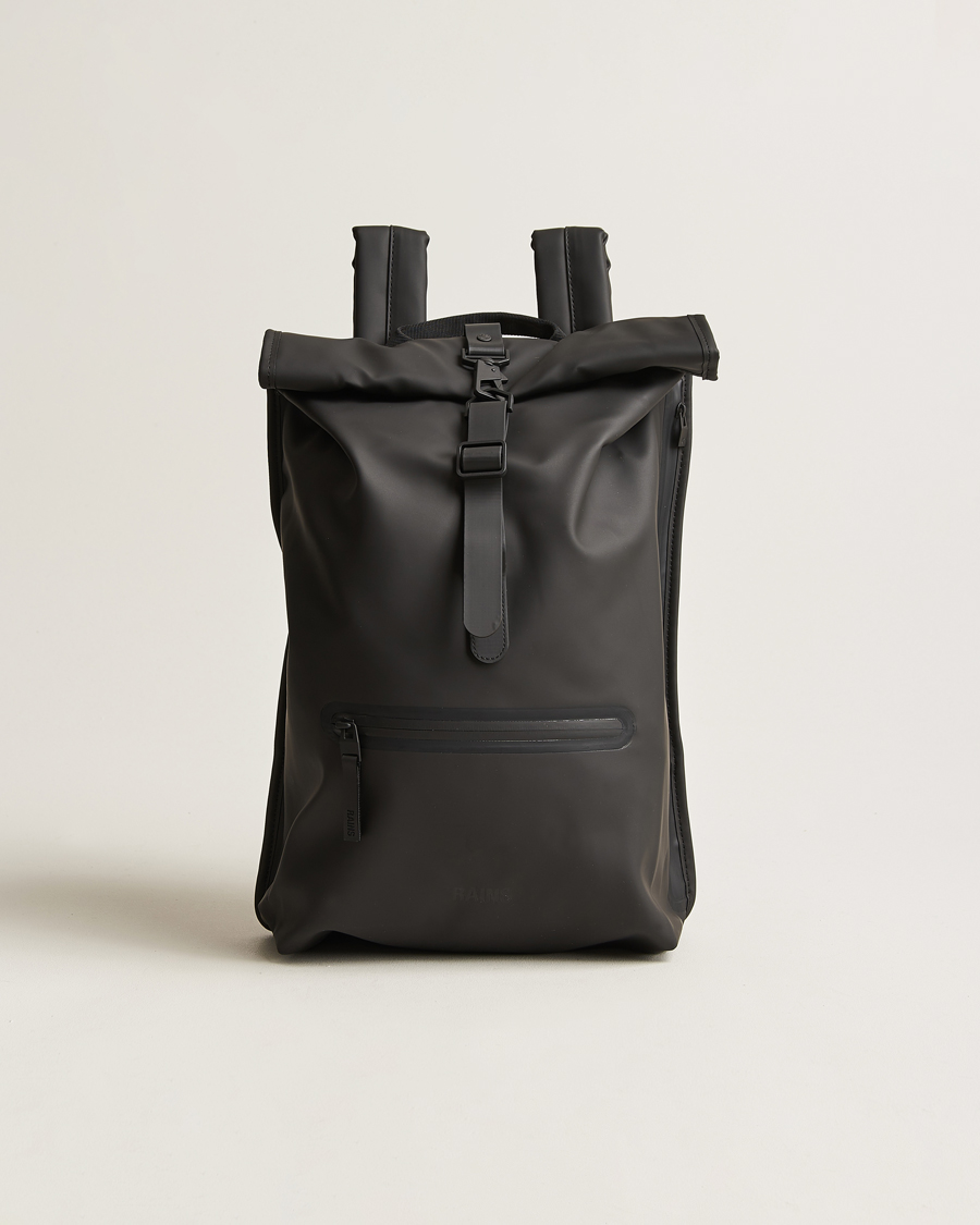 Mies | Laukut | RAINS | Rolltop Rucksack Black