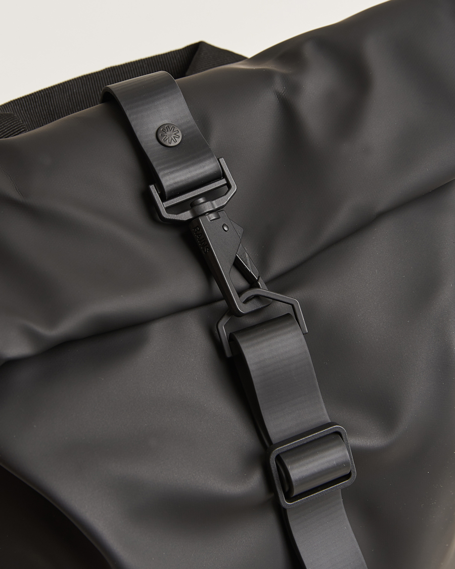 Mies | Laukut | RAINS | Rolltop Rucksack Black