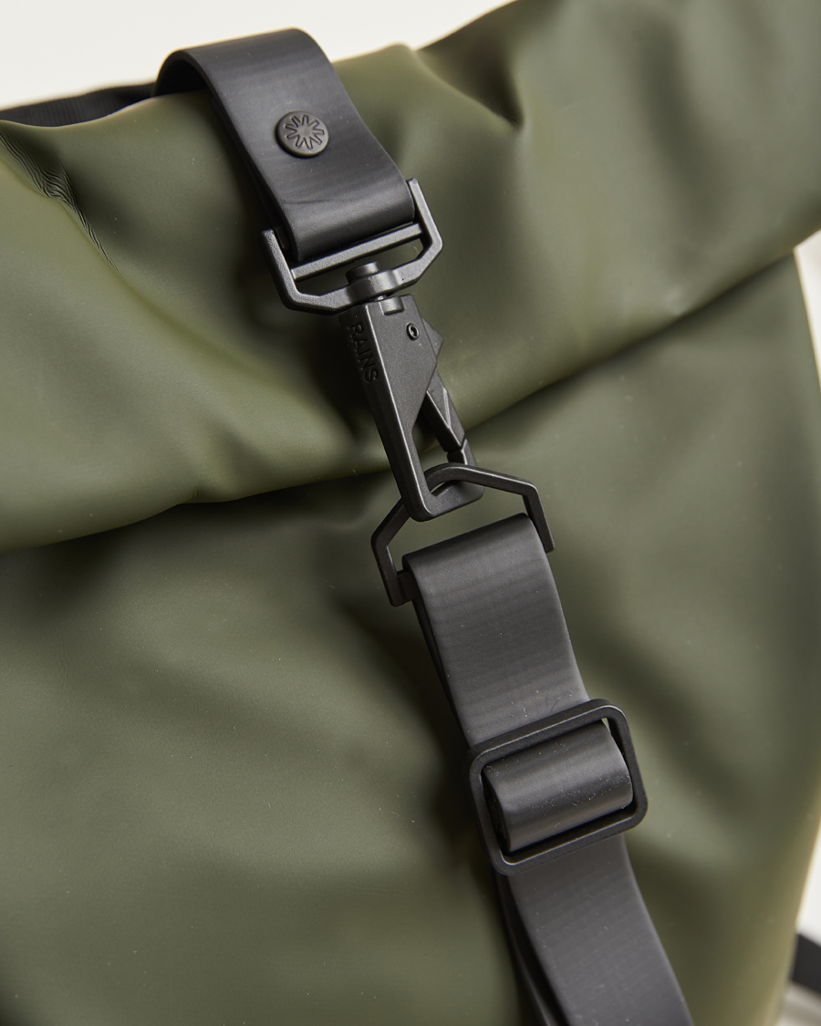 Mies | Laukut | RAINS | Rolltop Rucksack Green