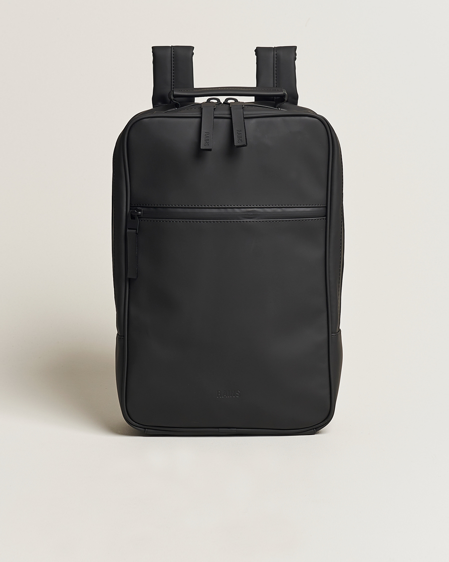 Mies | RAINS Book Backpack Black | RAINS | Book Backpack Black