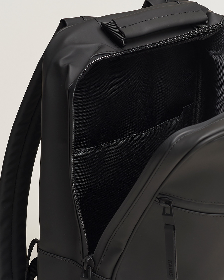 Mies | RAINS Book Backpack Black | RAINS | Book Backpack Black