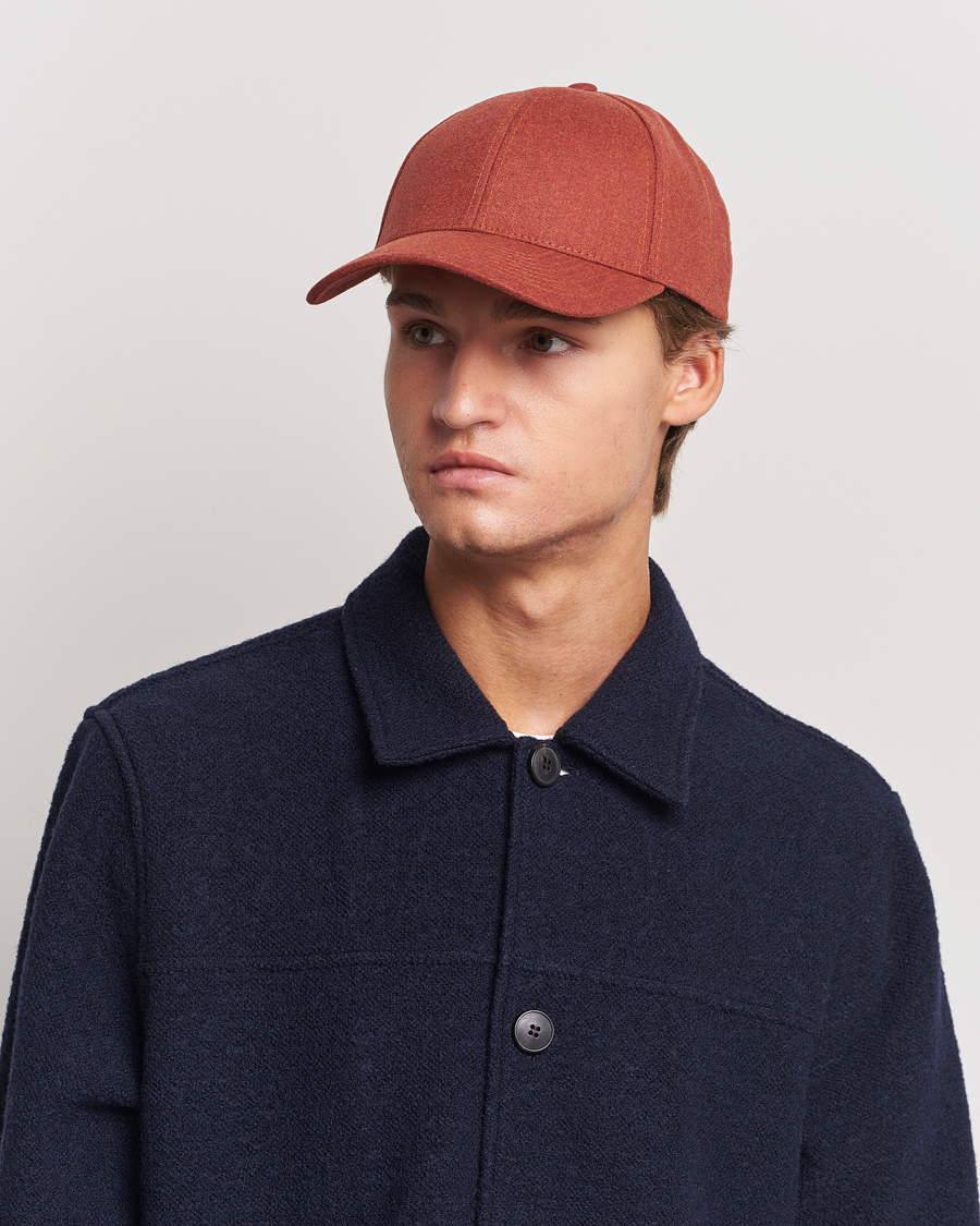 Mies |  | Varsity Headwear | Flannel Baseball Cap Coppo Orange