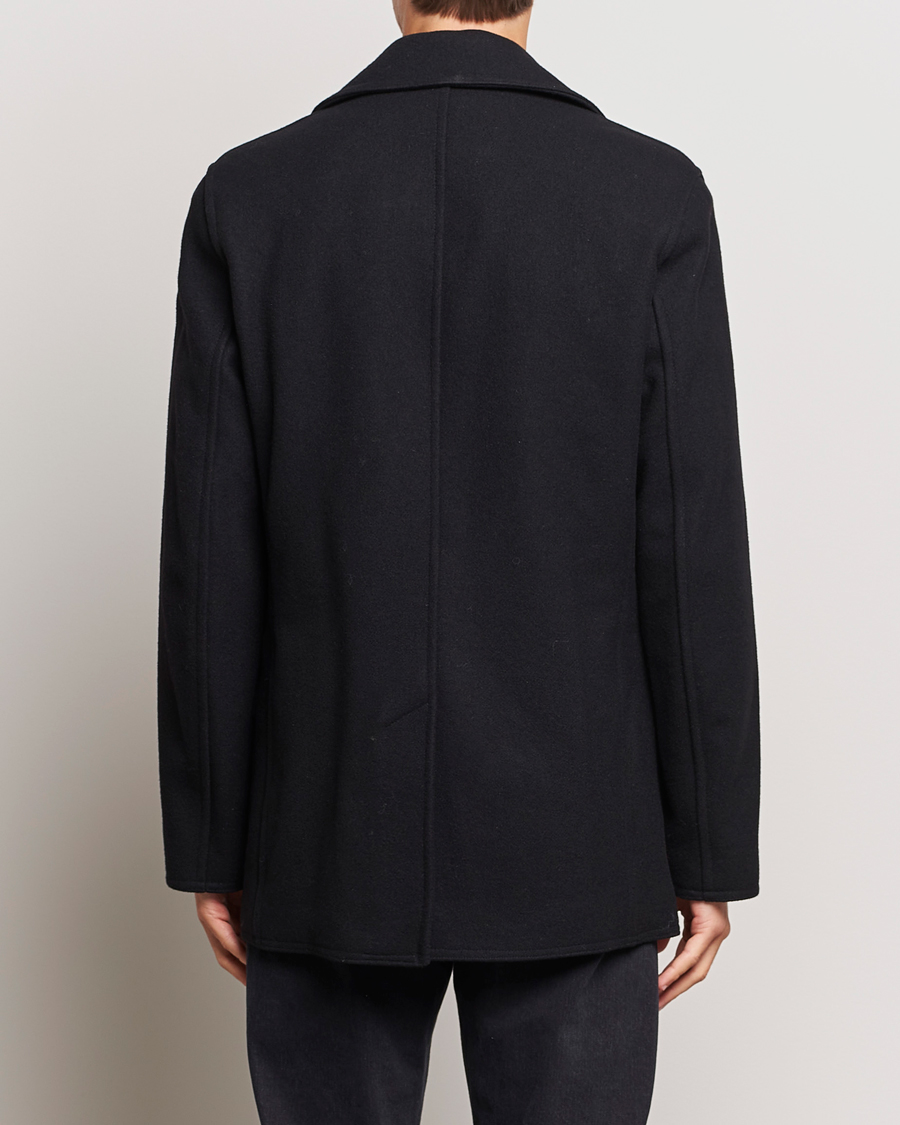 Mies | Takit | Gloverall | Churchill Reefer Peacoat Black