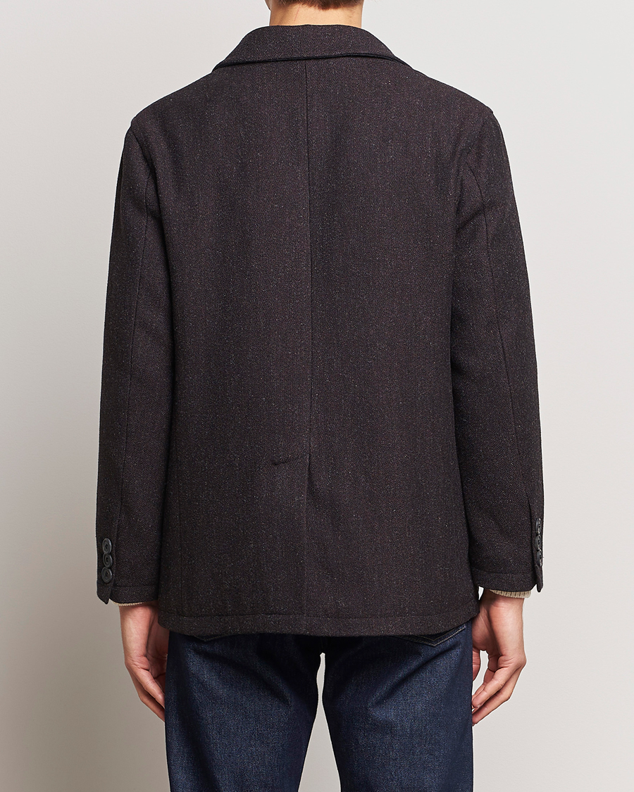 Mies | Takit | Gloverall | Wool Worker Shirt Jacket Mulberry