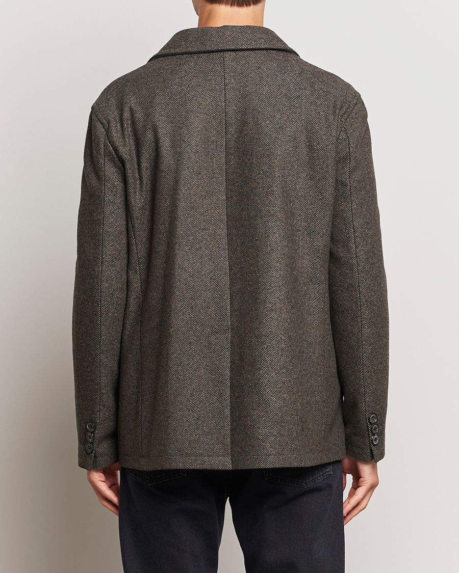 Mies | Takit | Gloverall | Wool Worker Shirt Jacket Black/White