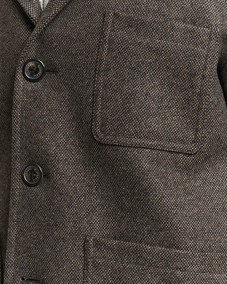 Mies | Takit | Gloverall | Wool Worker Shirt Jacket Black/White