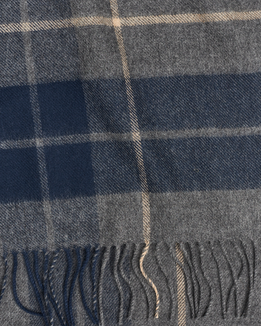 Mies |  | Gloverall | Lambswool Scarf Grey Check