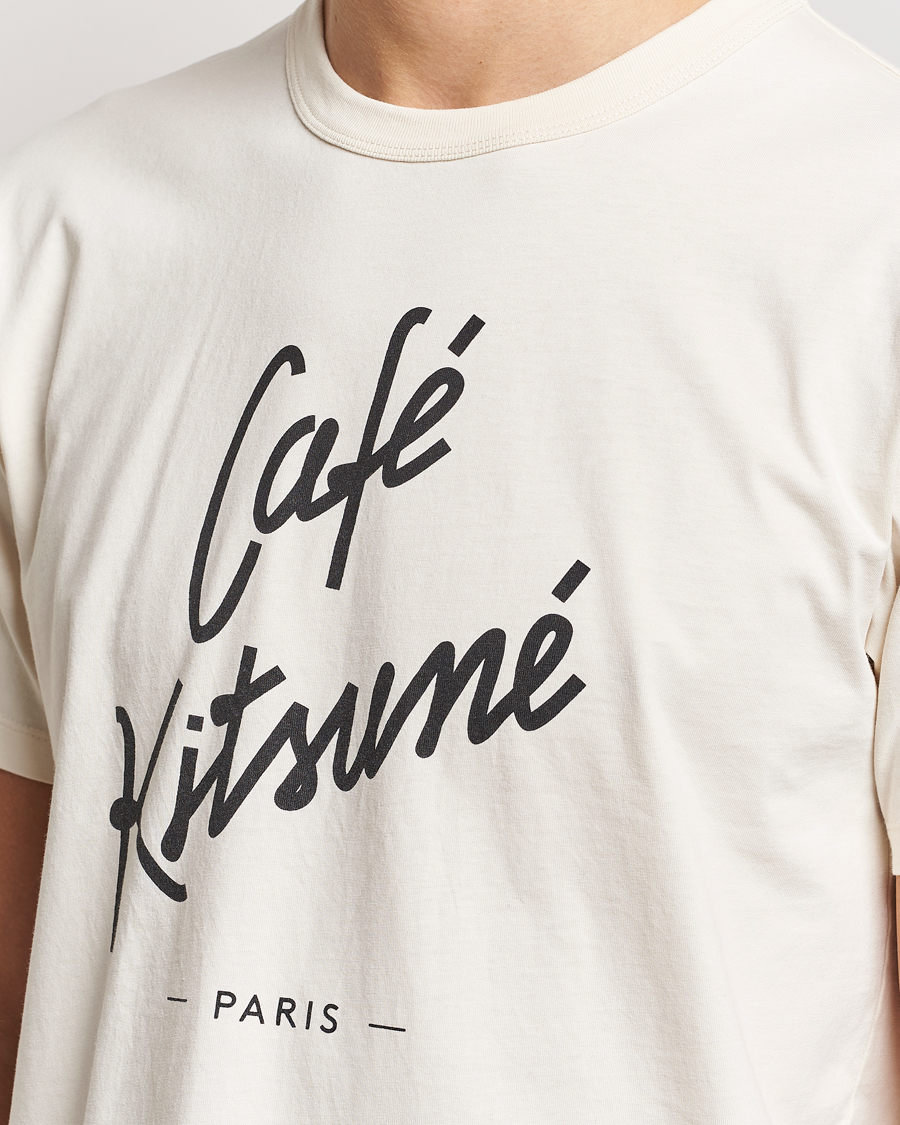 Mies | T-paidat | Café Kitsuné | Crew T-Shirt Latte