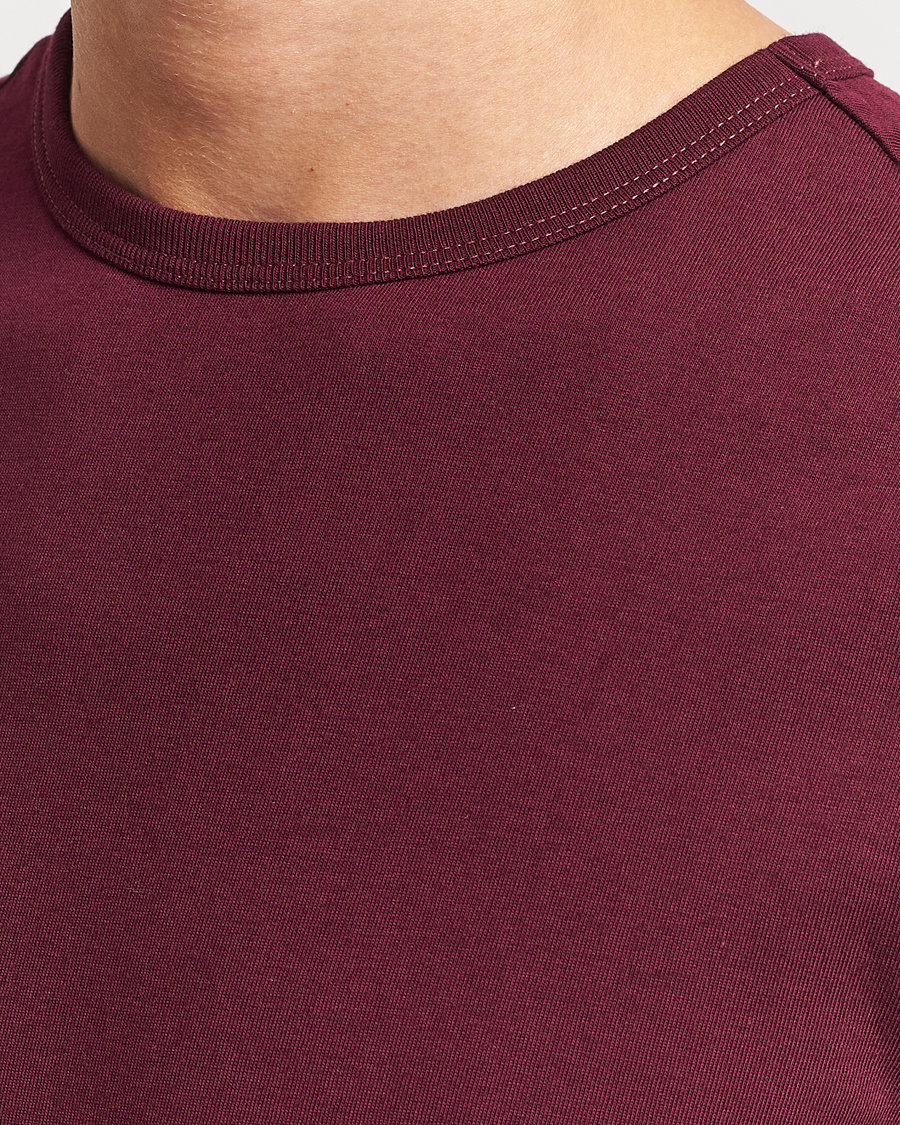 Mies | T-paidat | Merz b. Schwanen | 1950s Classic Loopwheeled T-Shirt Ruby Red