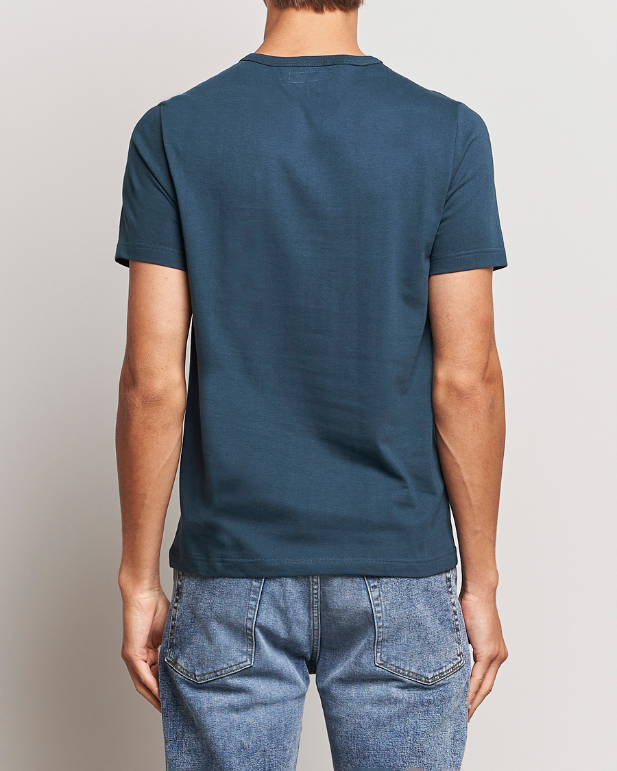 Mies | T-paidat | Merz b. Schwanen | 1950s Classic Loopwheeled T-Shirt Mineral Blue