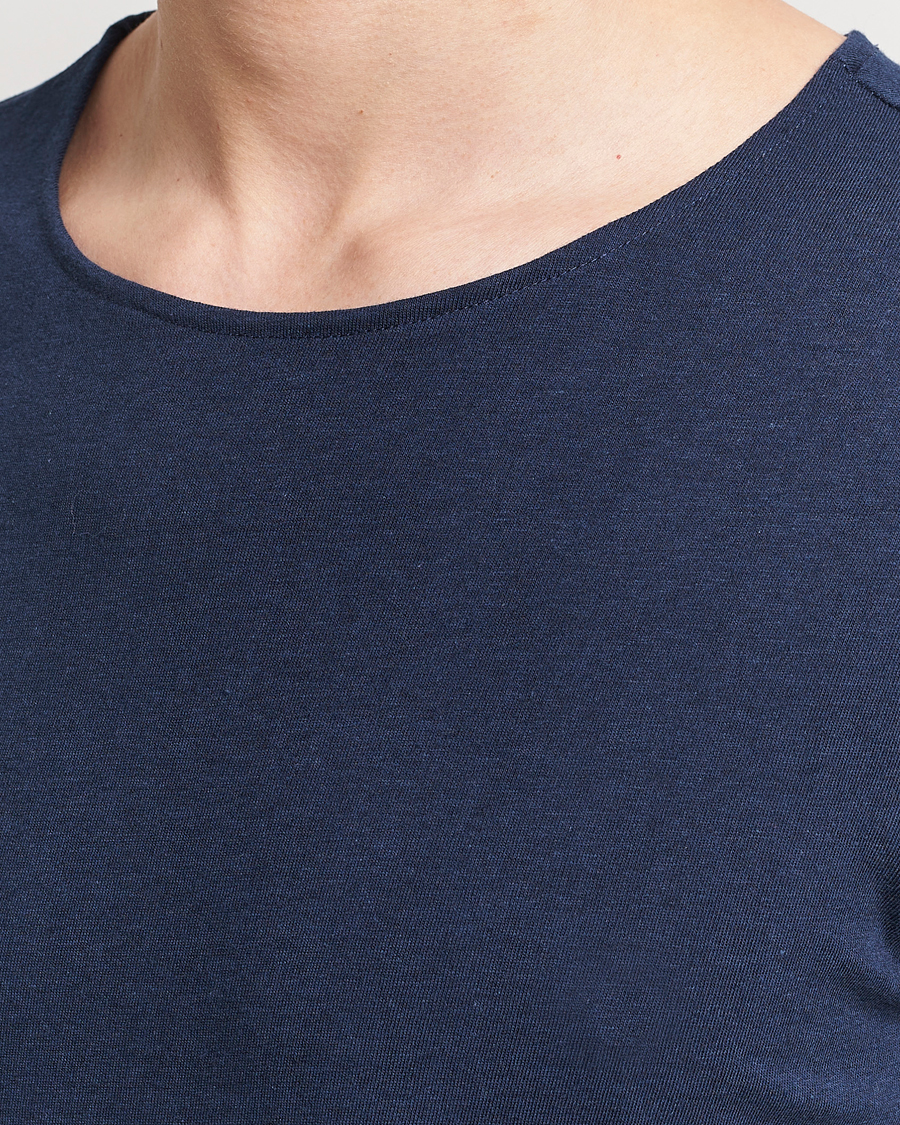 Mies | T-paidat | Merz b. Schwanen | 1920s Loopwheeled T-shirt Ink Blue