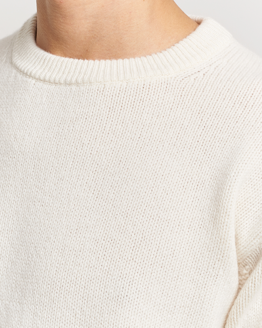 Mies | Puserot | Merz b. Schwanen | Merino/Cashmere Pullover Nature