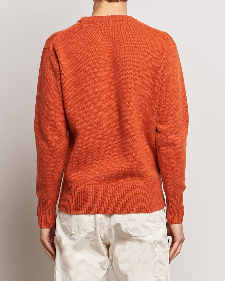 Mies | Puserot | Merz b. Schwanen | Cashmere/Merino Pullover Rust