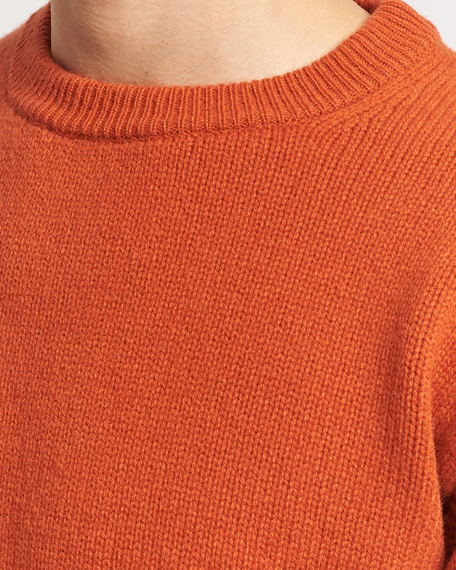 Mies | Puserot | Merz b. Schwanen | Cashmere/Merino Pullover Rust