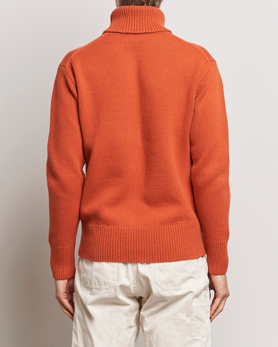 Mies | Puserot | Merz b. Schwanen | Cashmere/Merino Rollneck Rust