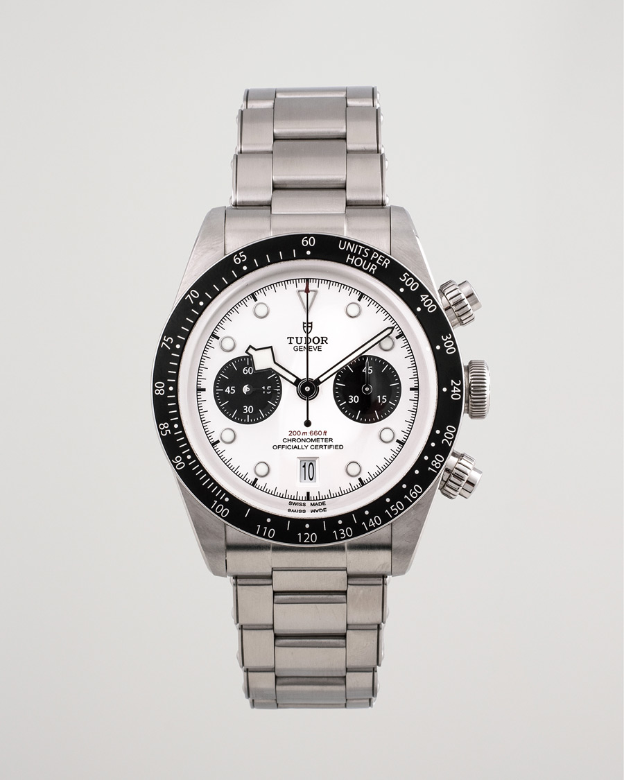 Mies | Pre-Owned & Vintage Watches | Tudor Pre-Owned | Black Bay Chrono M79360N-0002 Steel Panda Steel White