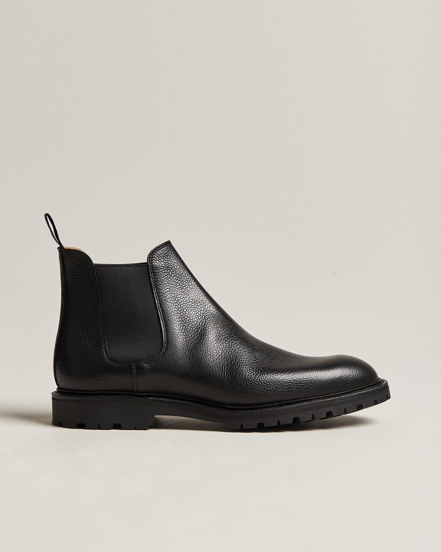 Mies | Nilkkurit | Crockett & Jones | Chelsea 11 Black Calf Grained