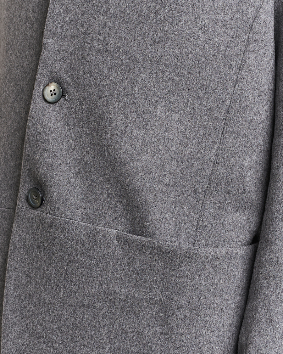 Mies | Pikkutakit | SEASE | Ellen Wool/Cashmere Blazer Light Grey