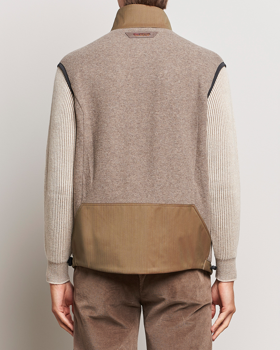 Mies | Takit | SEASE | Explorer Cashmere Fleece Vest Oyster