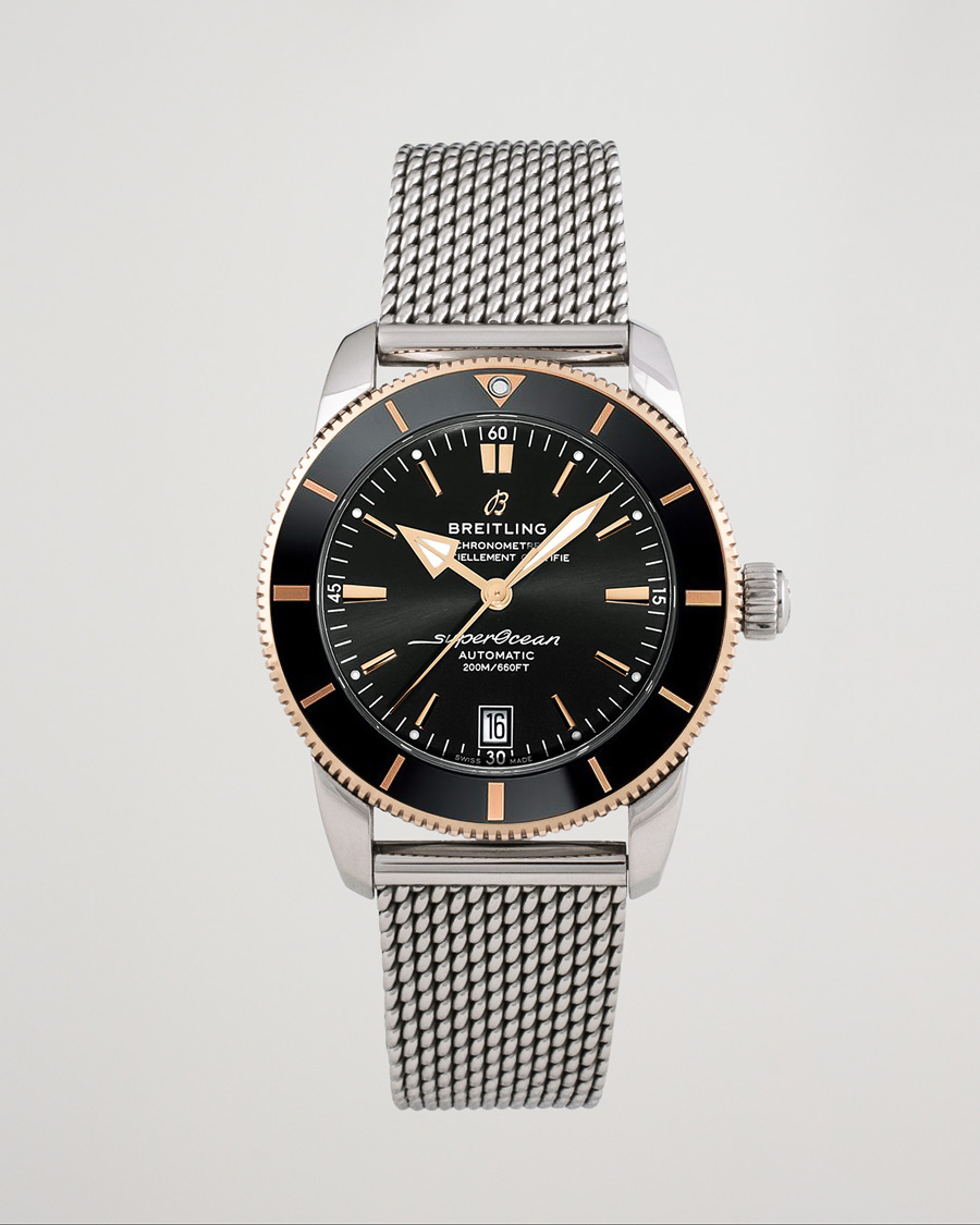 Mies | Breitling Pre-Owned Superocean Heritage 42 UB2010 Steel Black | Breitling Pre-Owned | Superocean Heritage 42 UB2010 Steel Black