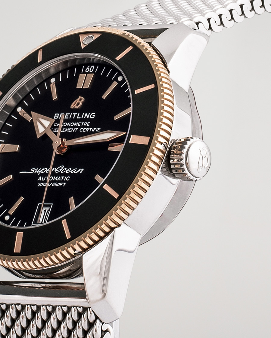 Mies | Pre-Owned & Vintage Watches | Breitling Pre-Owned | Superocean Heritage 42 UB2010 Steel Black