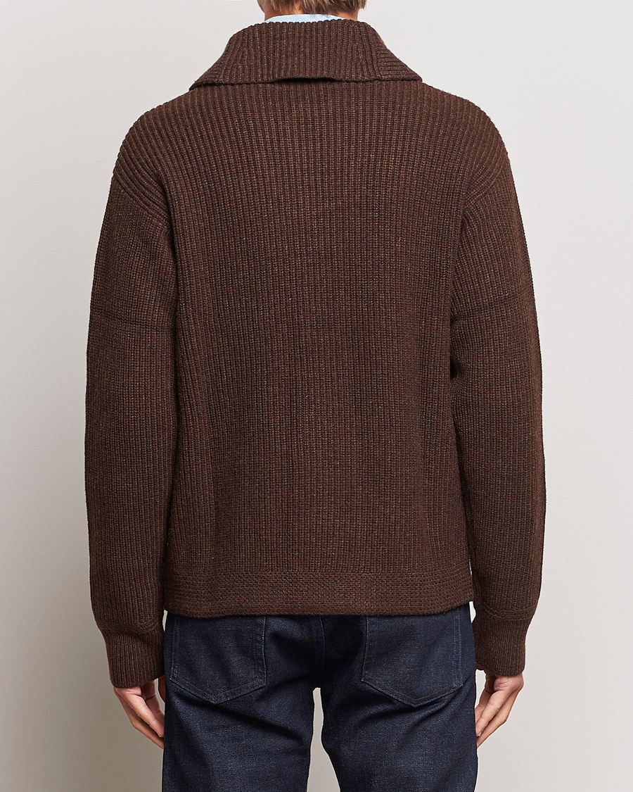 Mies | Puserot | Polo Ralph Lauren | Wool Knitted Sweater Bear Brown Heather