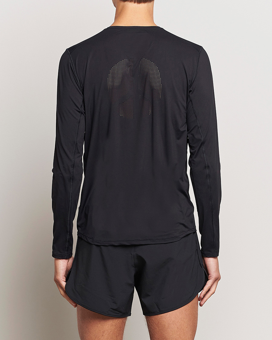 Mies | T-paidat | District Vision | Ultralight Aloe Long Sleeve Black