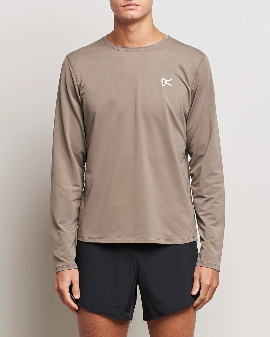 Mies | Running | District Vision | Lightweight Long Sleeve T-Shirt Silt
