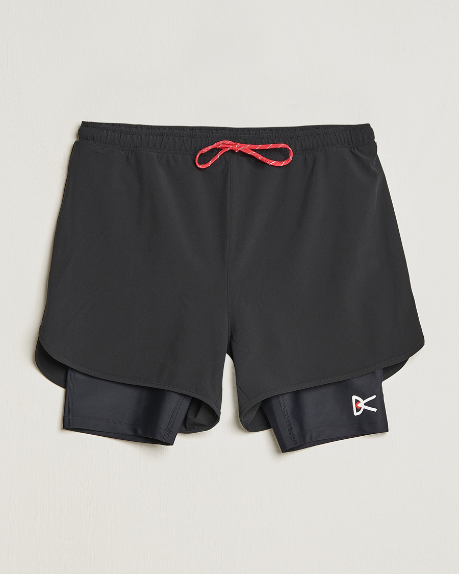 Mies | Shortsit | District Vision | Layered Pocketed Trail Shorts Black