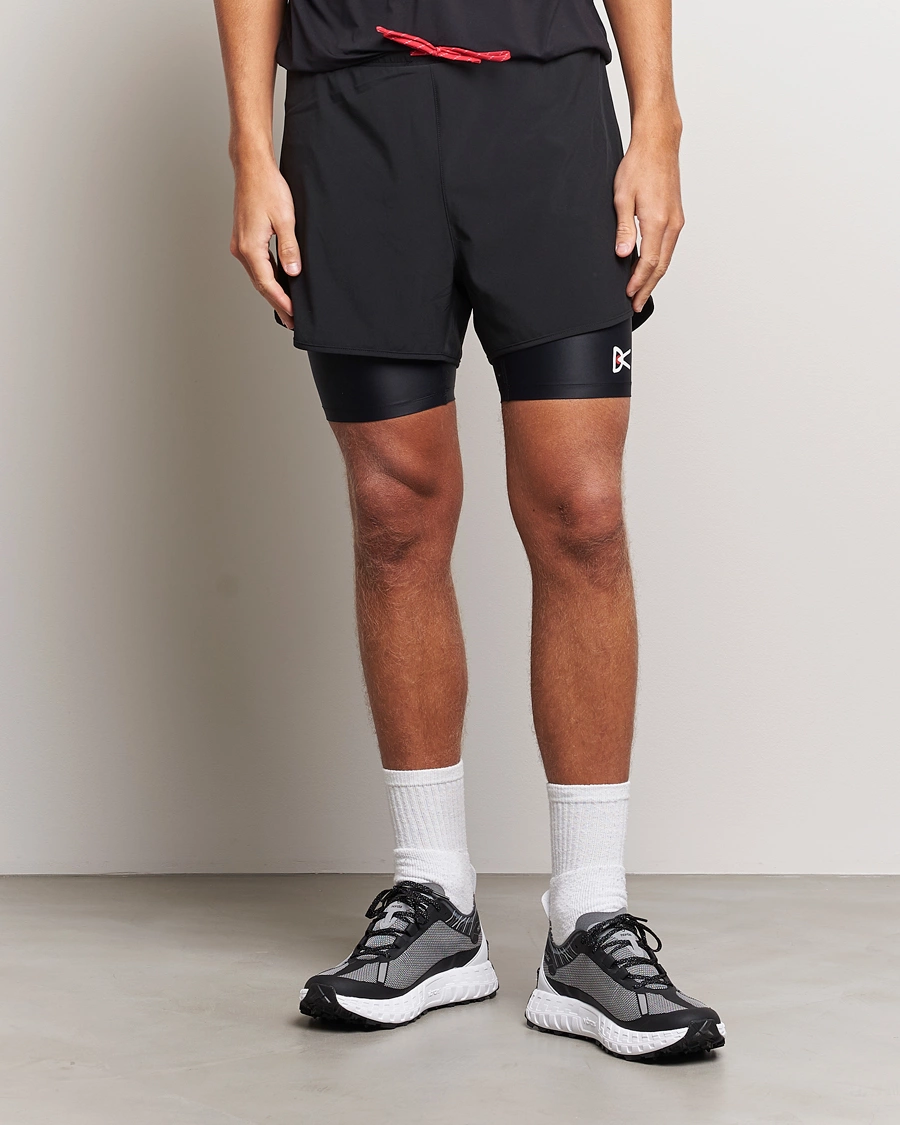 Mies | District Vision | District Vision | Layered Pocketed Trail Shorts Black