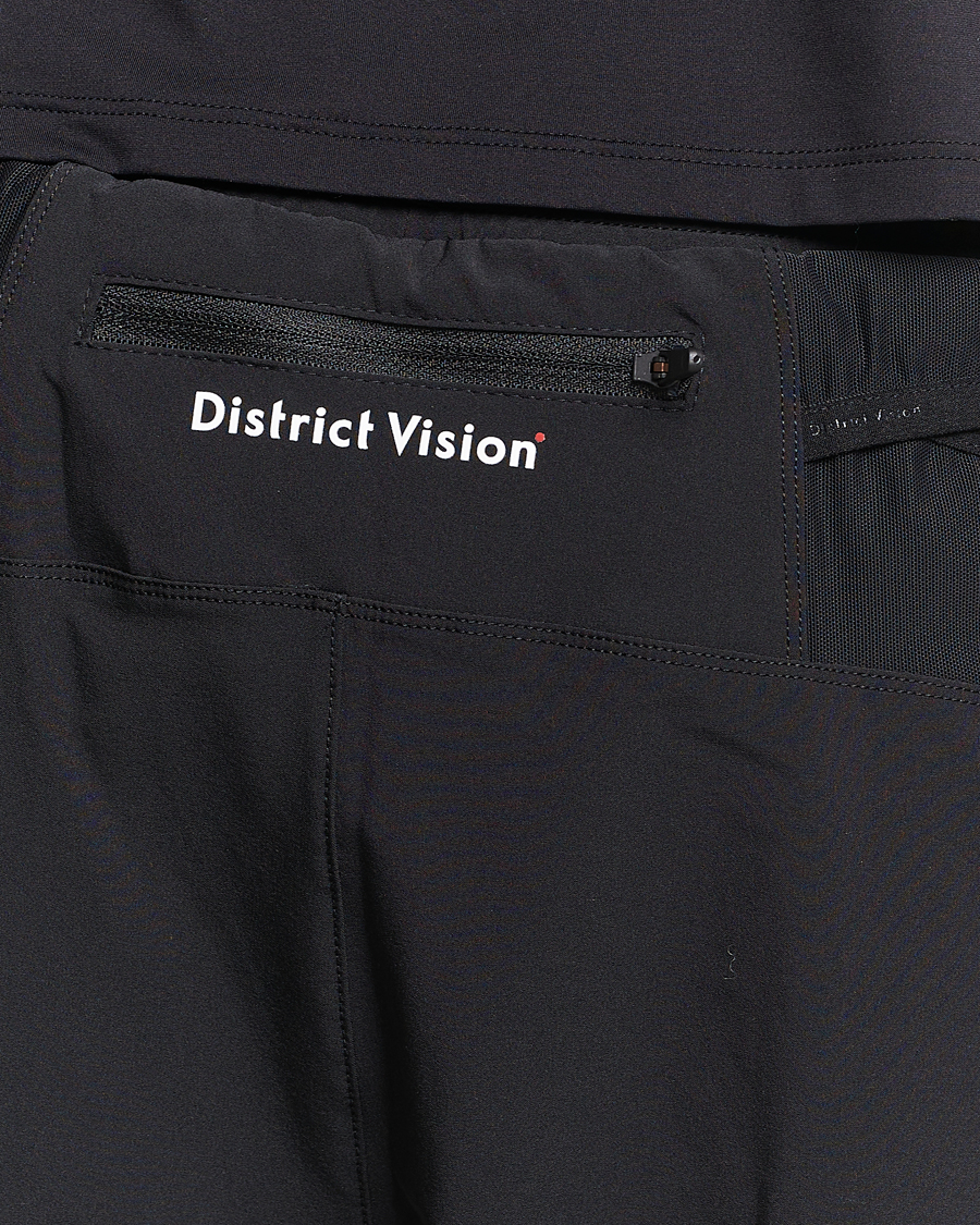 Mies | Shortsit | District Vision | Layered Pocketed Trail Shorts Black