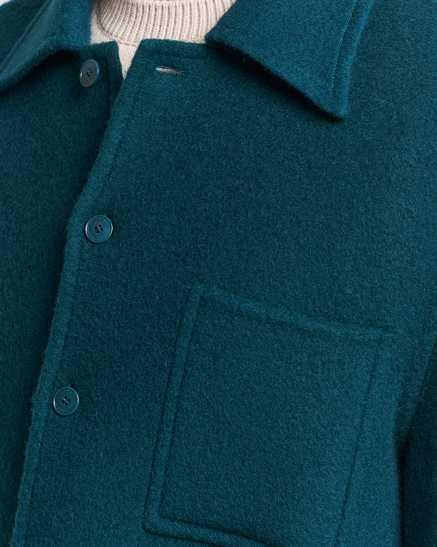 Mies | Kauluspaidat | Lanvin | Wool/Mohair Overshirt Dragon