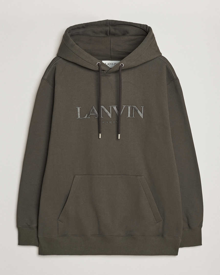 Mies |  | Lanvin | Oversized Logo Hoodie Loden