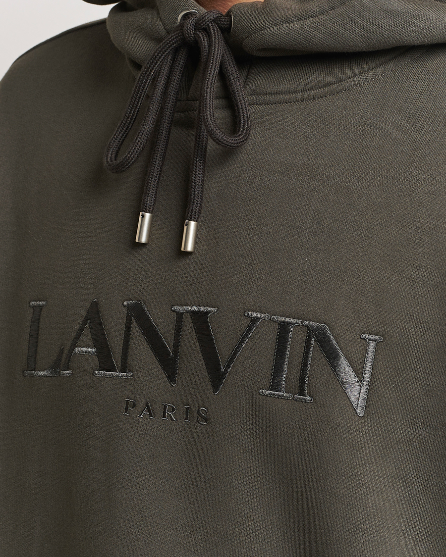 Mies | Puserot | Lanvin | Oversized Logo Hoodie Loden