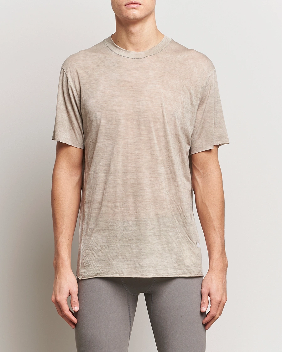Mies | T-paidat | Satisfy | CloudMerino T-Shirt Sun Bleached Greige