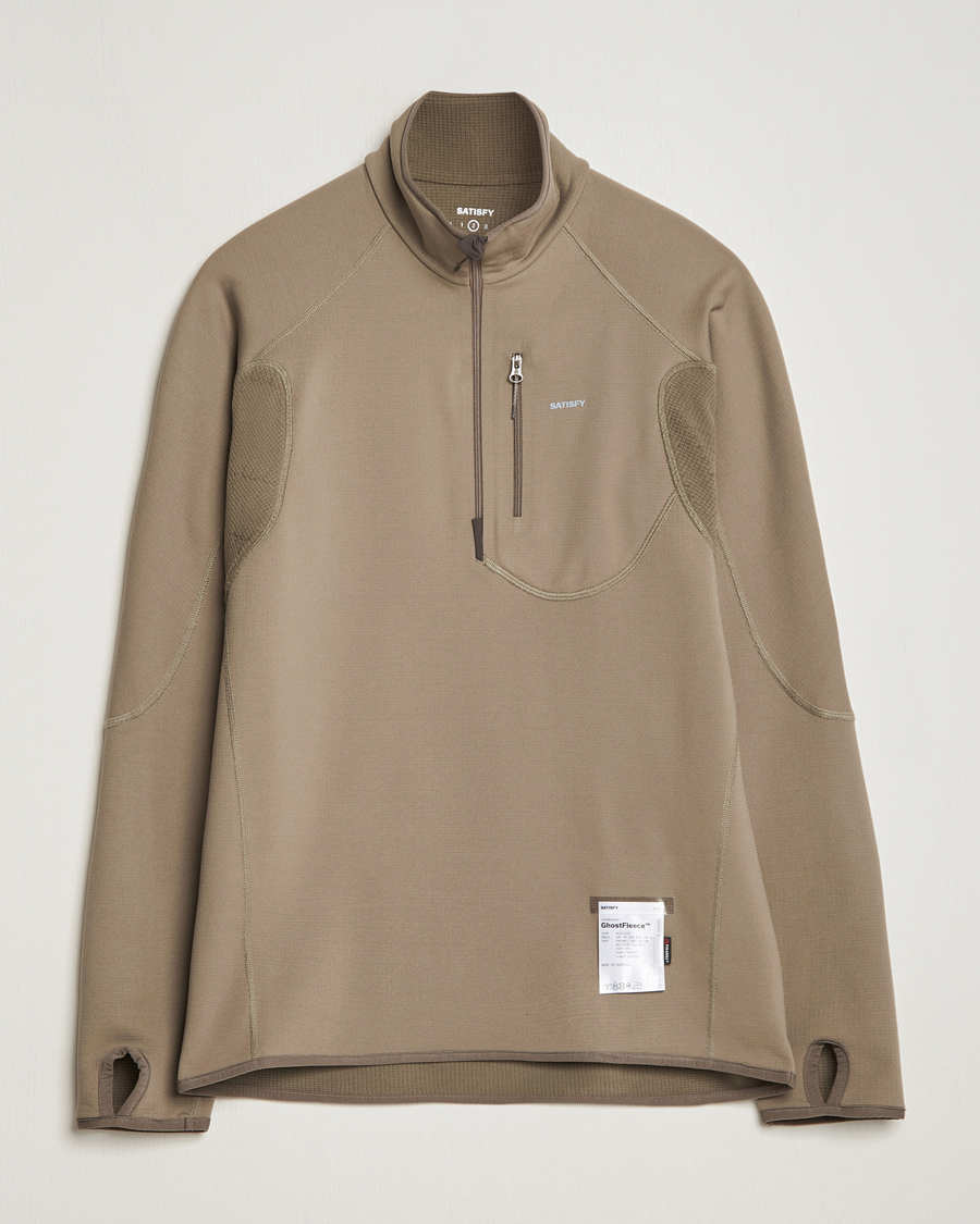 Mies | Puserot | Satisfy | GhostFleece Half Zip Smoky Quartz