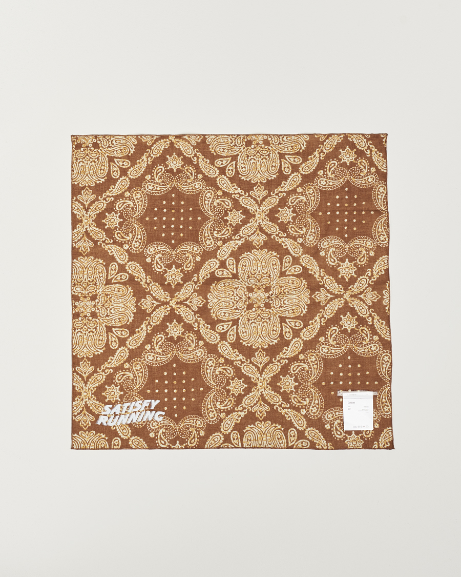 Mies | Satisfy Japanese Cotton Bandana Brown | Satisfy | Japanese Cotton Bandana Brown