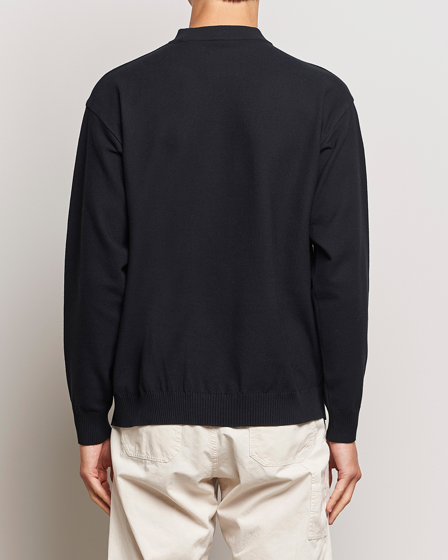 Mies | Puserot | Snow Peak | Cotton Blend Pullover Black