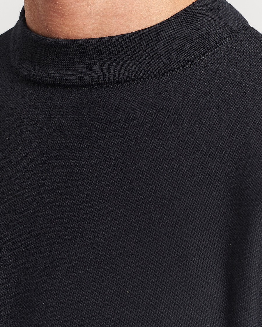Mies | Puserot | Snow Peak | Cotton Blend Pullover Black
