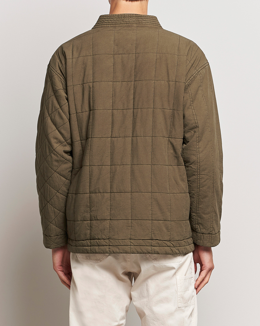 Mies | Takit | Snow Peak | Natural Dyed Quilted Jacket Olive