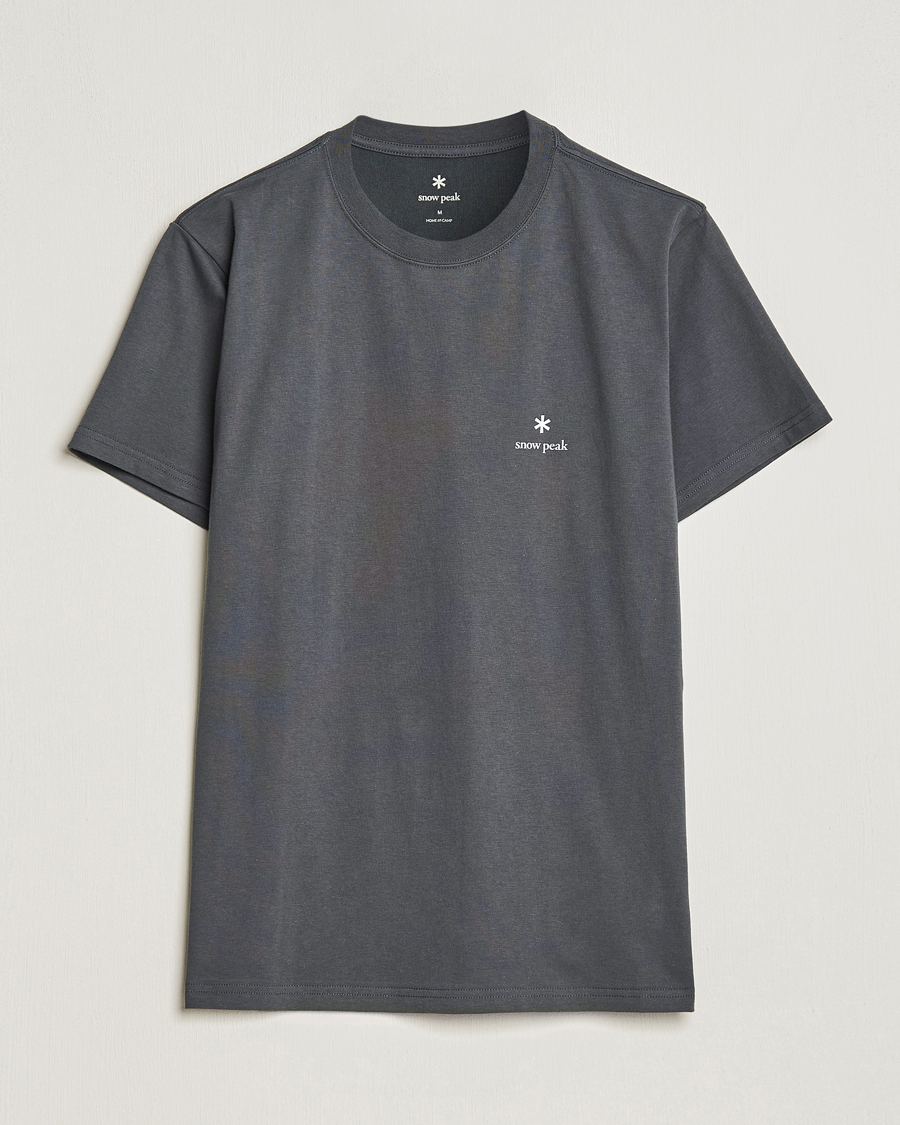 Mies |  | Snow Peak | Logo T-Shirt Charcoal