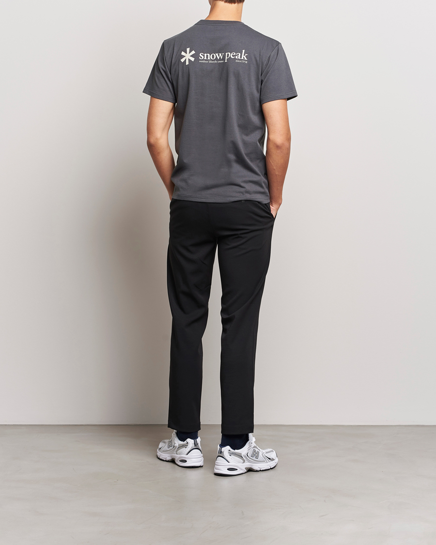 Mies | T-paidat | Snow Peak | Logo T-Shirt Charcoal