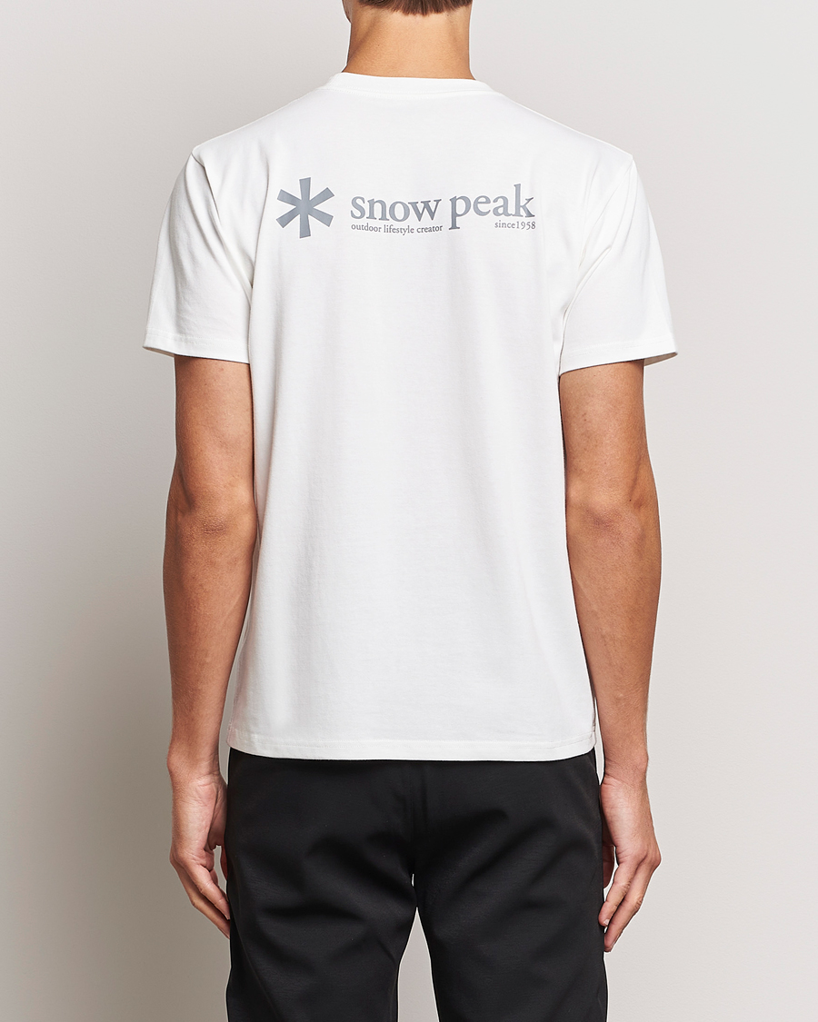 Mies | T-paidat | Snow Peak | Logo T-Shirt White