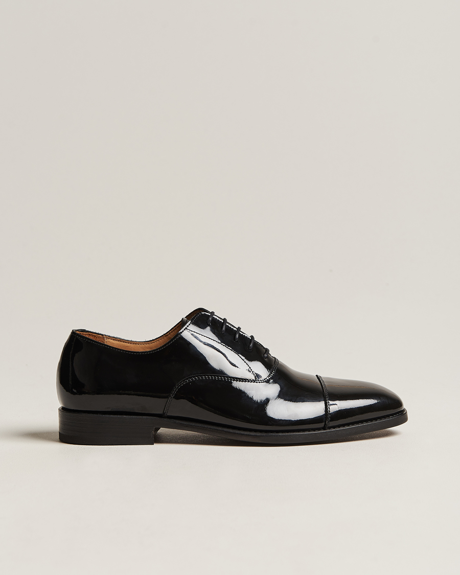 Mies | Käsintehdyt kengät | Myrqvist | Vinterviken Oxford Black Patent